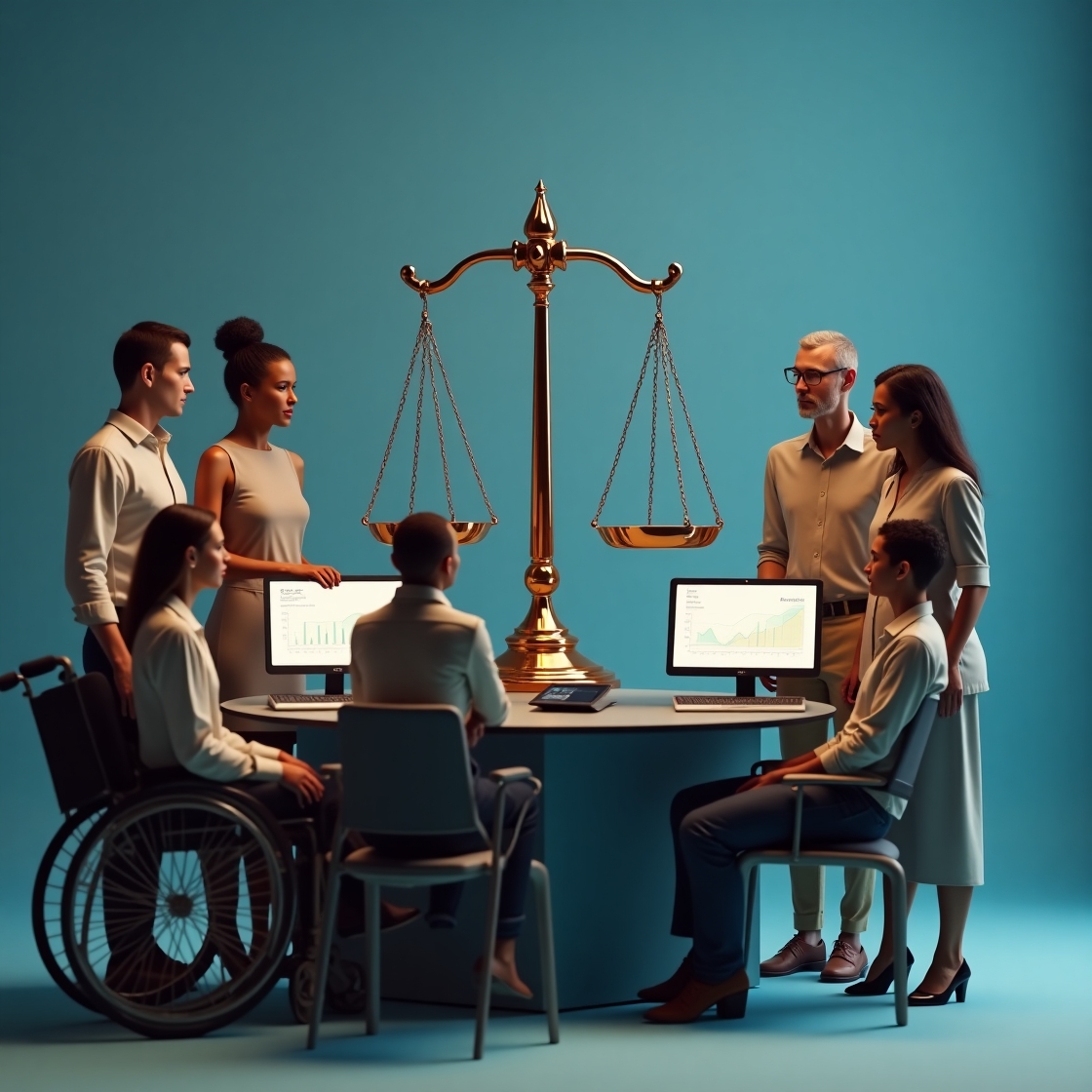 AI Fairness Illustration