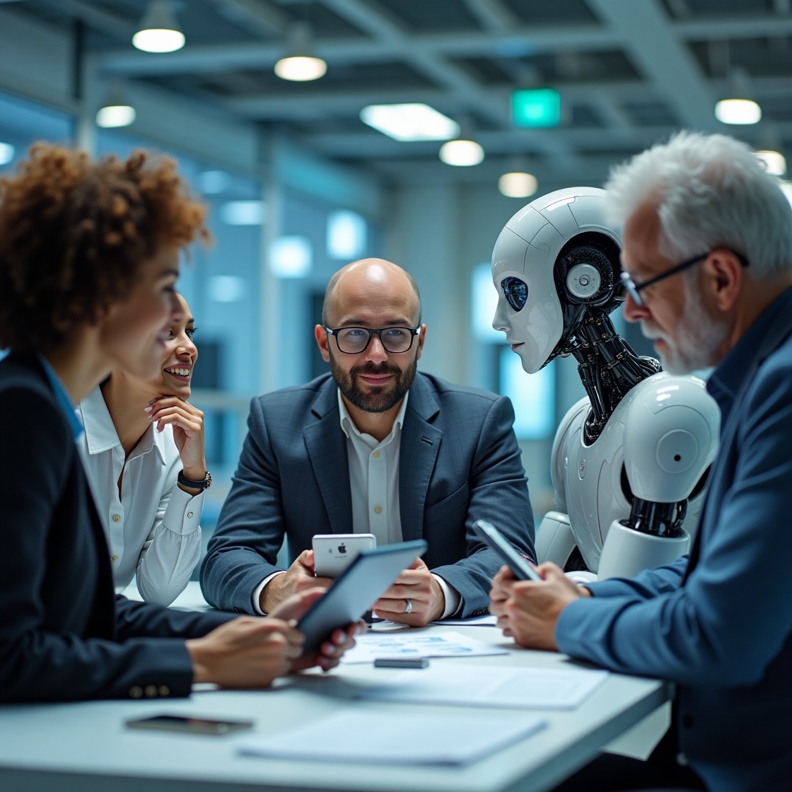 Human-Centric AI Illustration